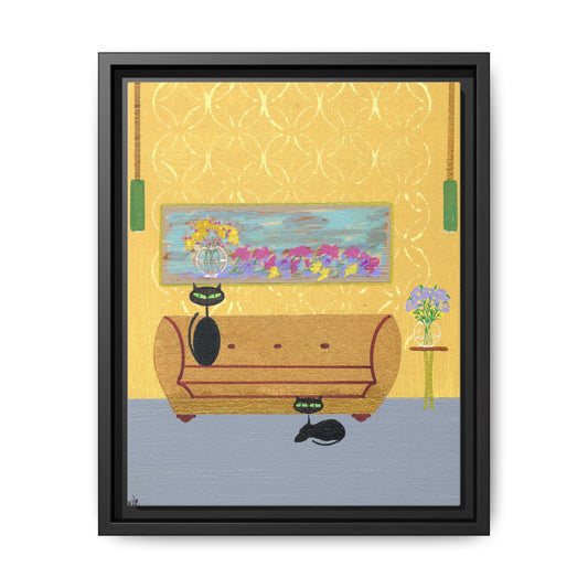 1977 Charm Framed Canvas Print