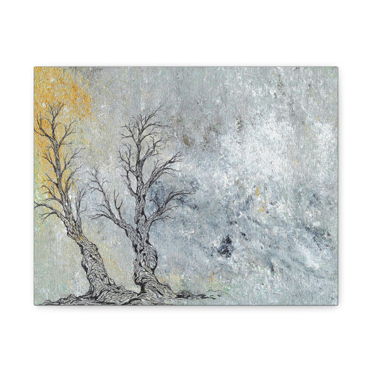 Titled "Trees In The Forest Of Life" Abstract On Canvas