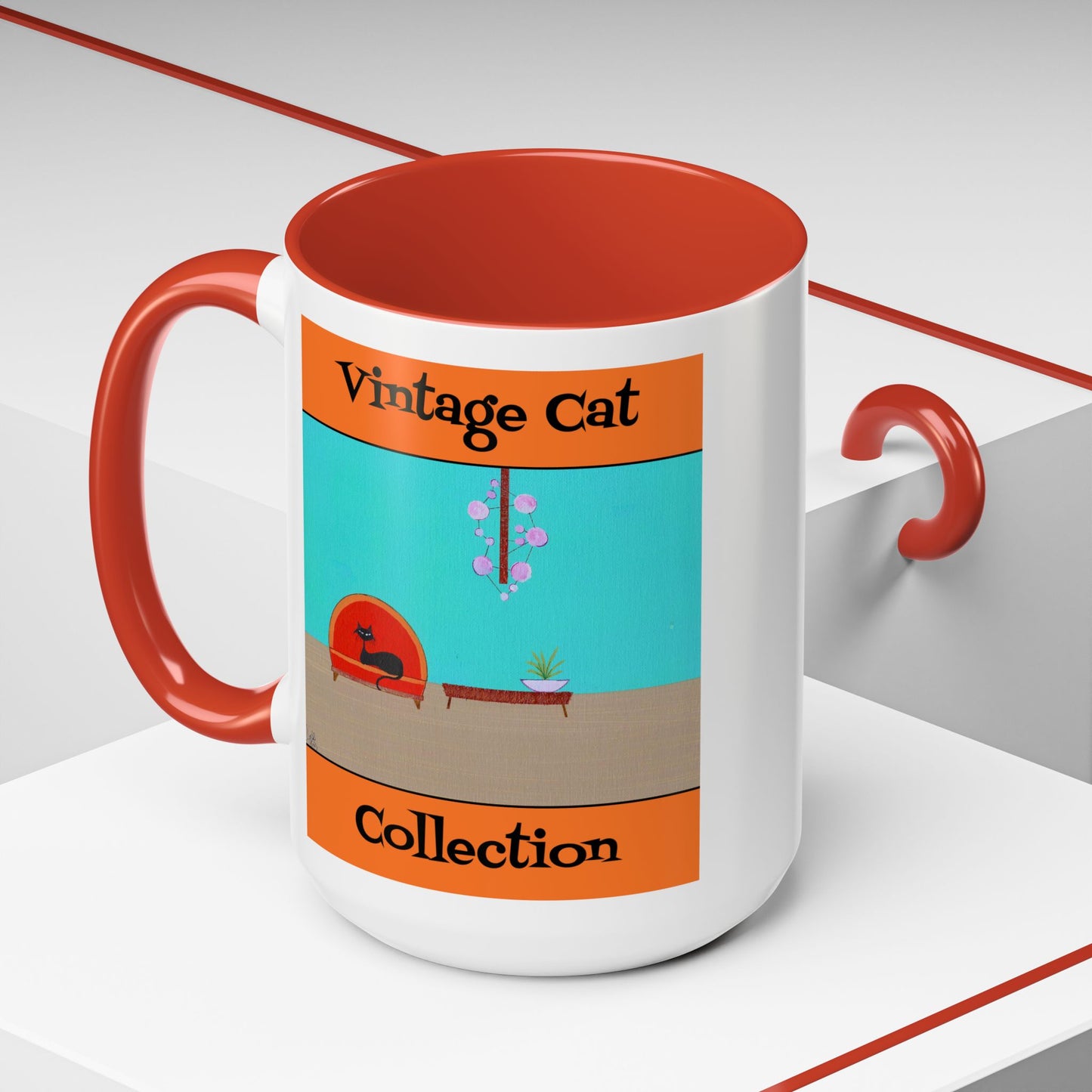 Vintage Cat Collection Coffee Mug