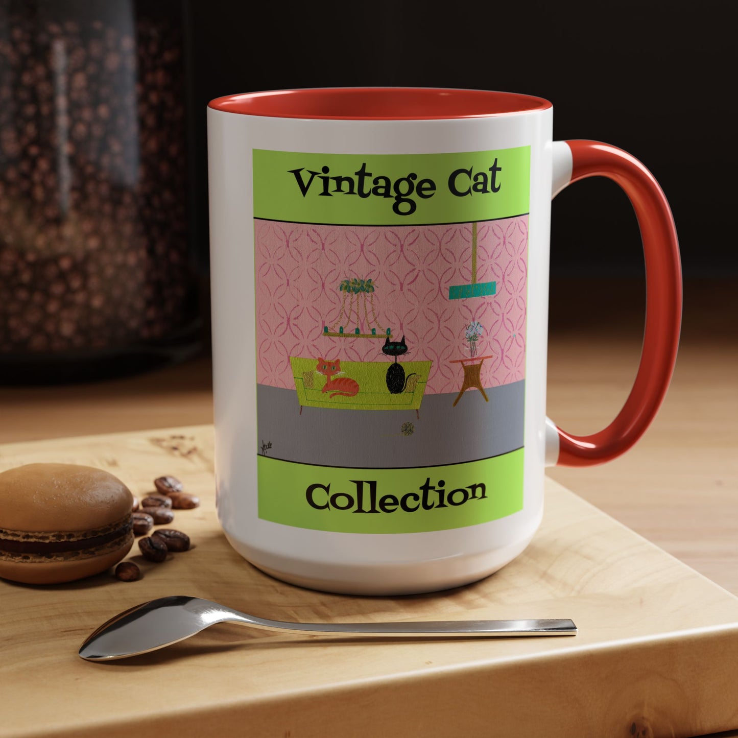 Vintage Cat Collection Coffee Mug
