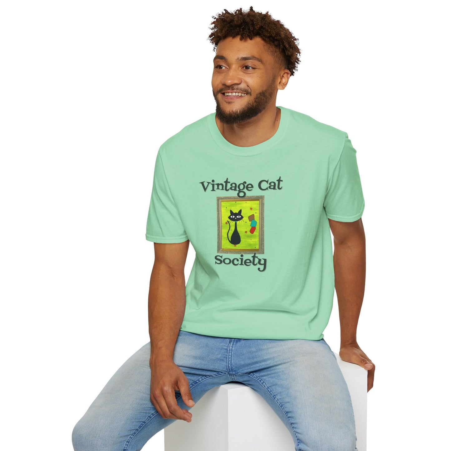 Vintage Cat Society T-Shirt