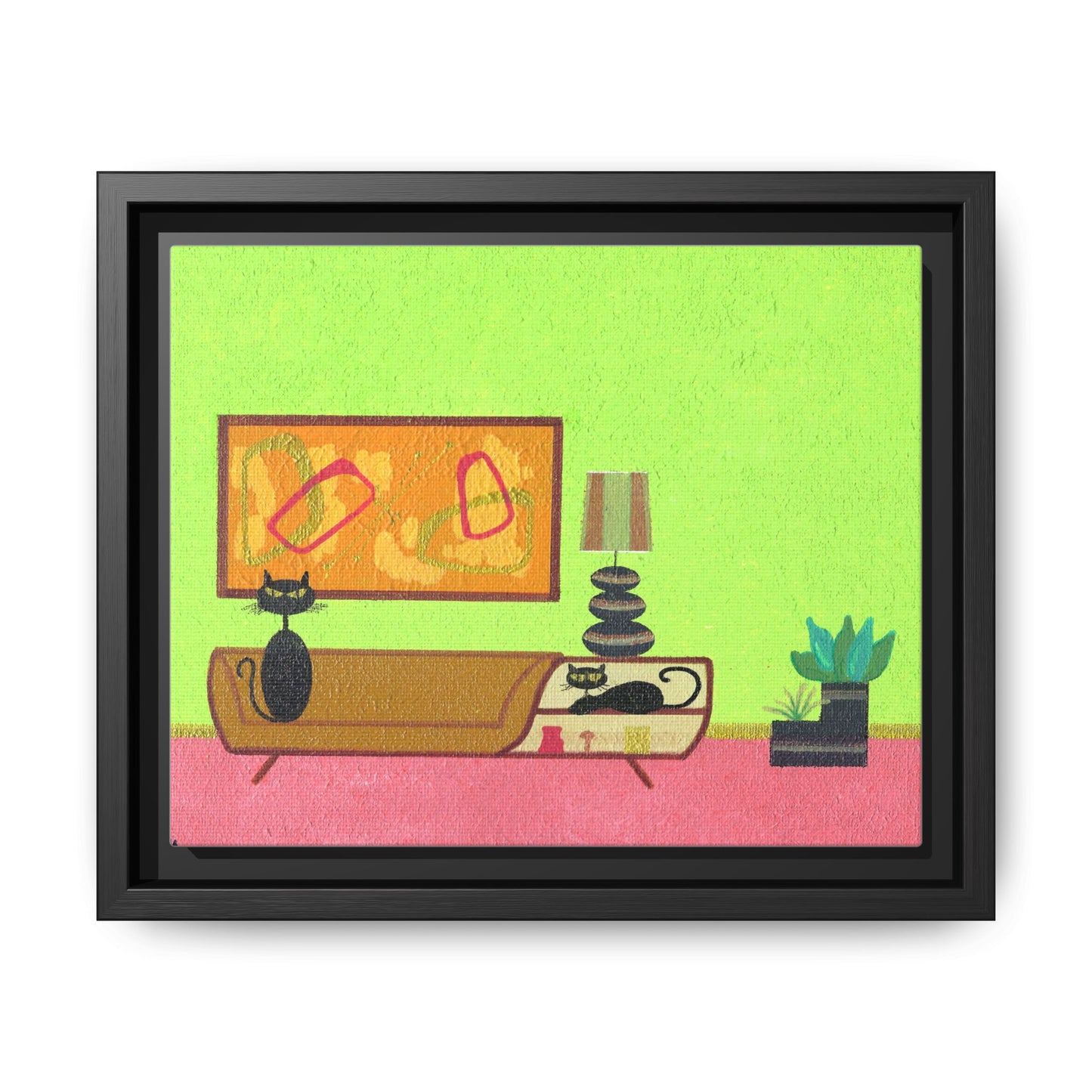My Secret Spot Vintage Inspired Framed Canvas Print