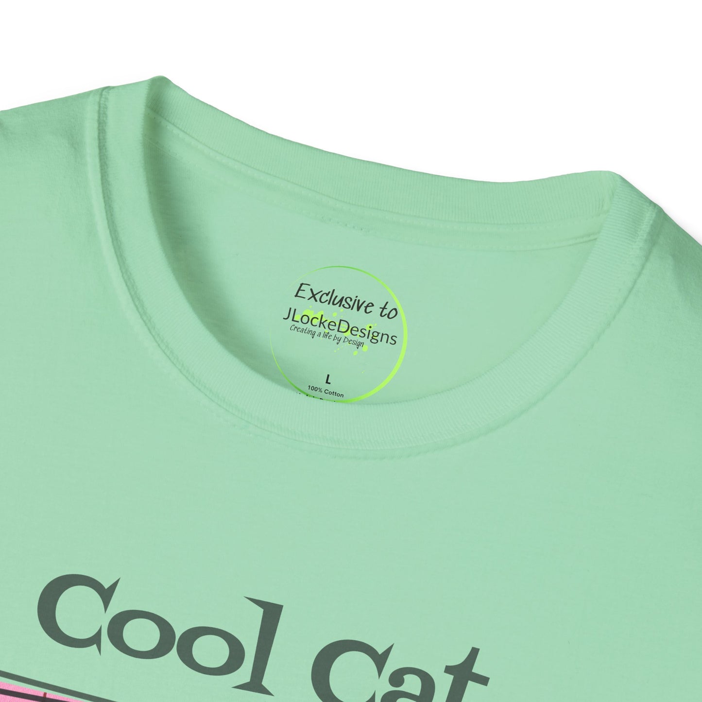 Cool Cat T-Shirt With Vintage Art
