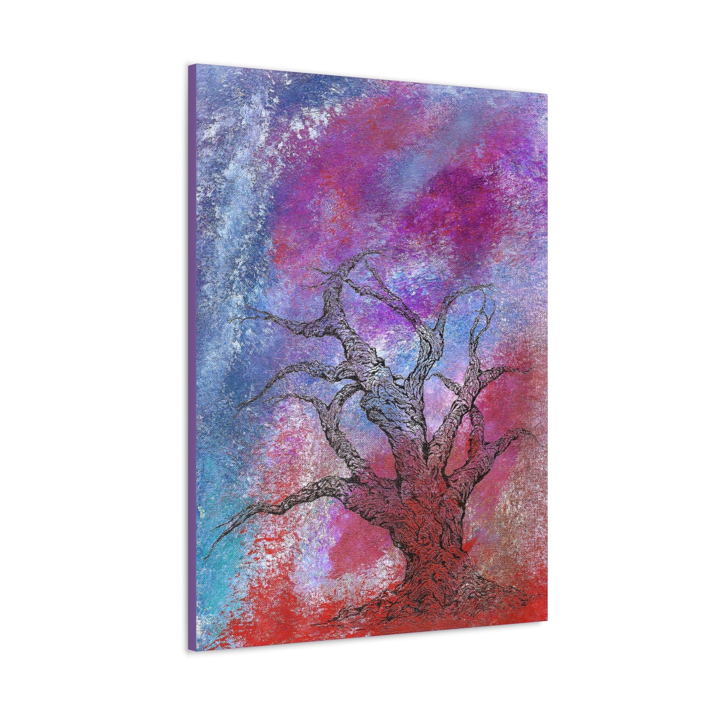 Titled "When Trees Dream" Abstract On Canvas