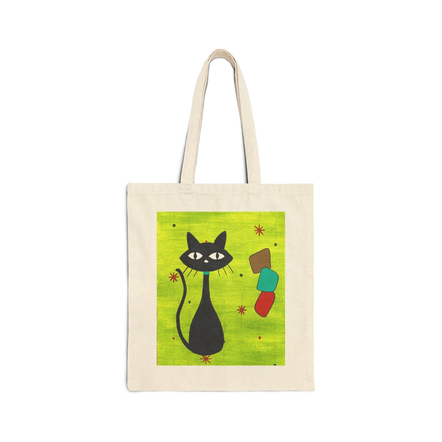 Retro Cat Tote Bag