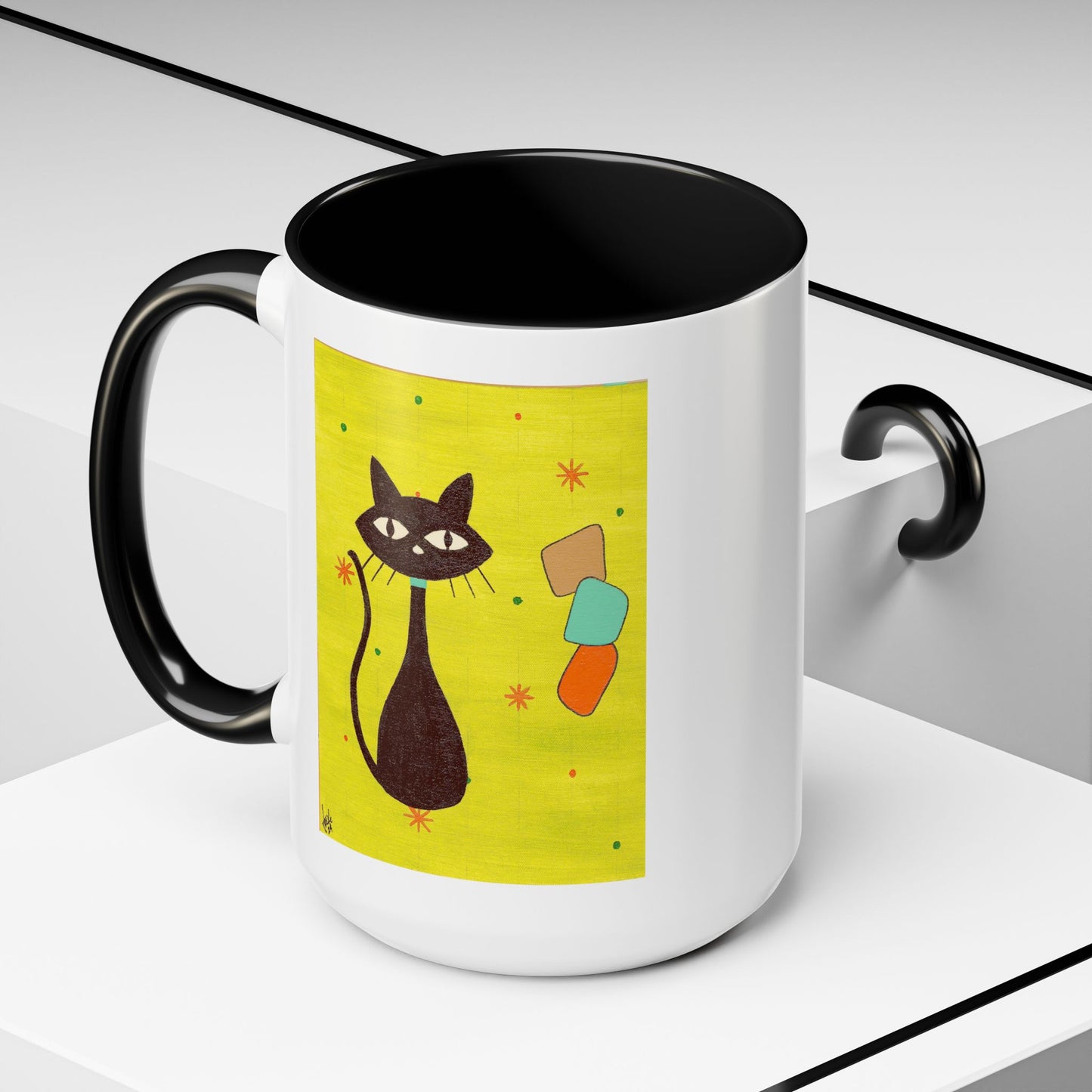 Mug - Play Time Fun Retro Artwork Coffee Mug (11, 15oz)