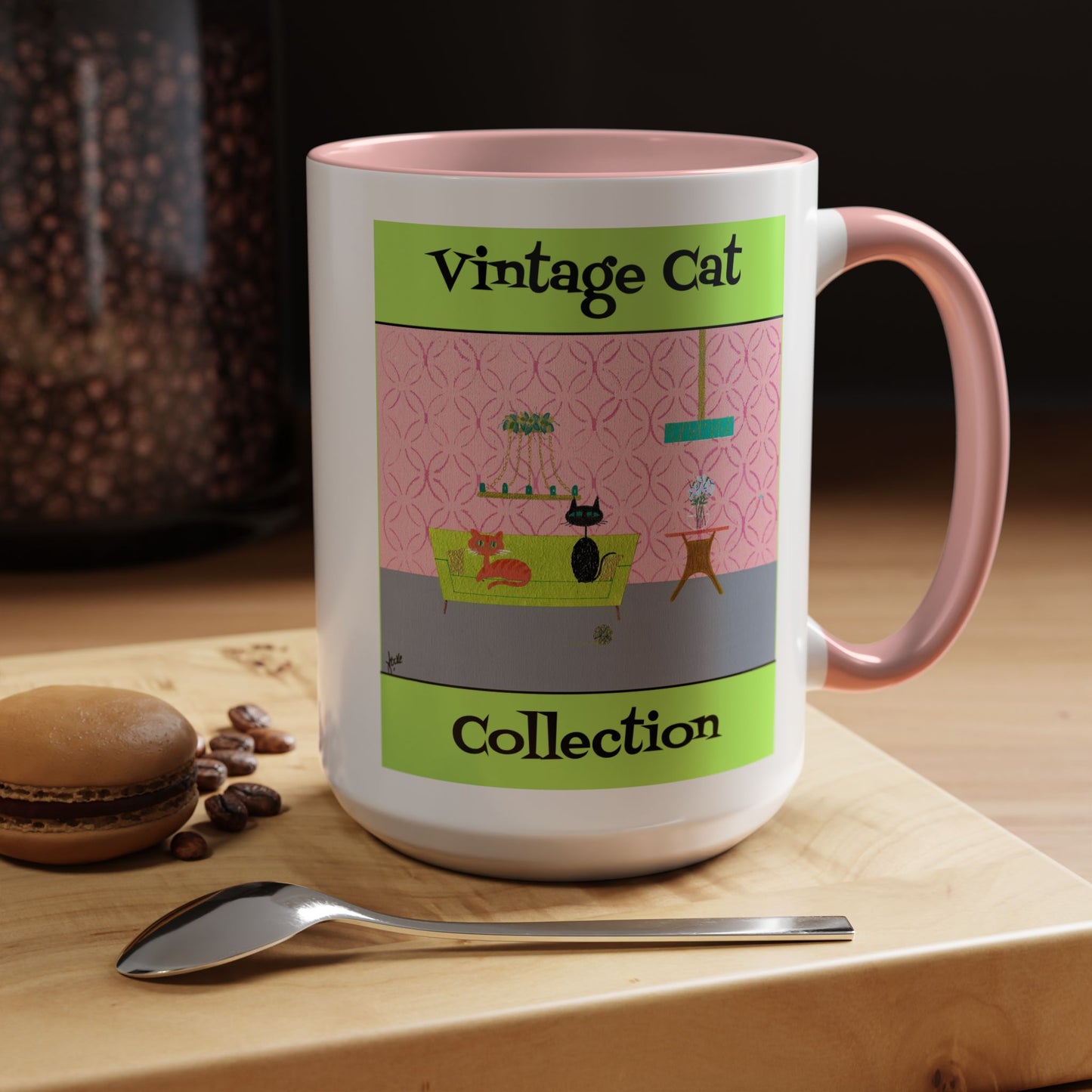 Vintage Cat Collection Coffee Mug