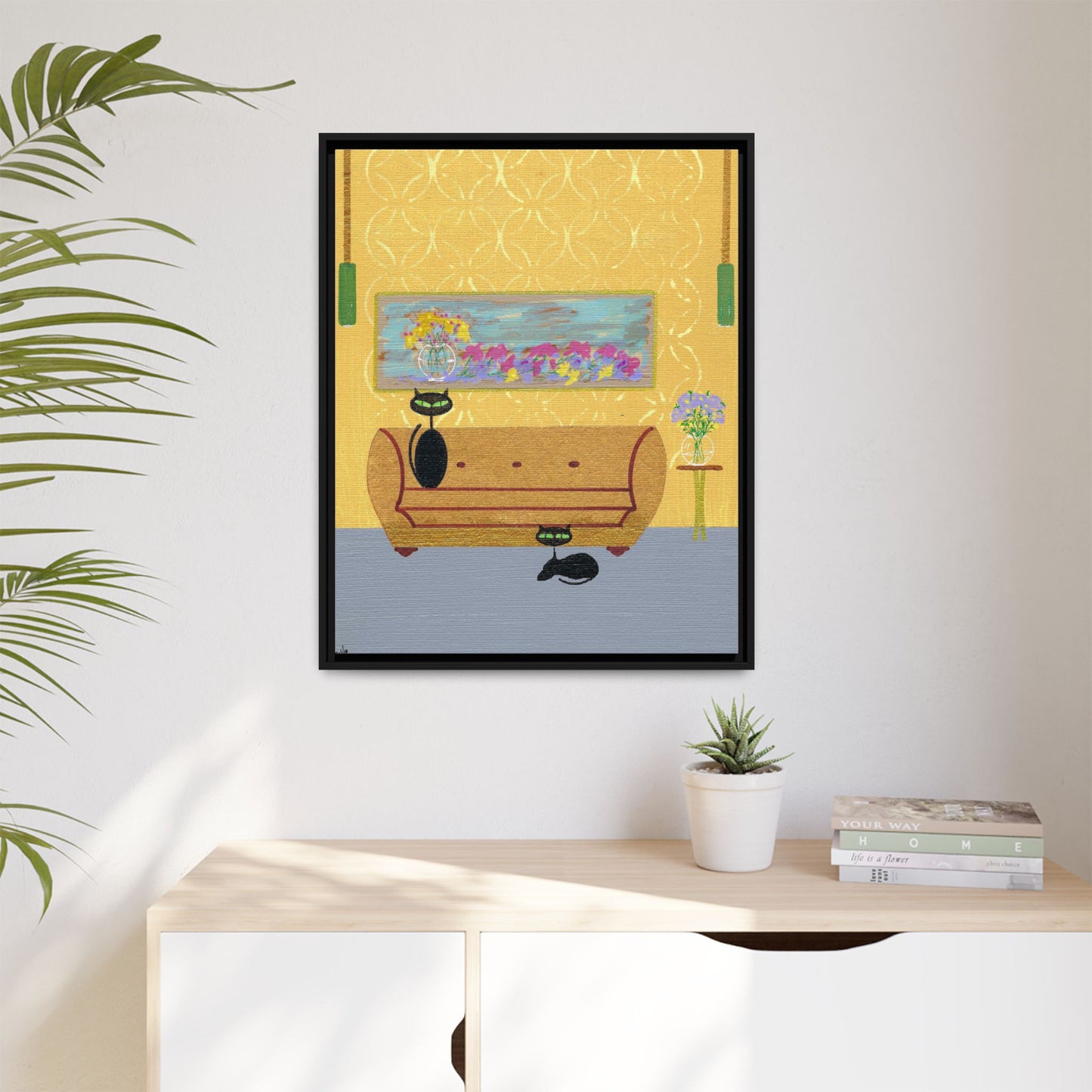 1977 Charm Framed Canvas Print