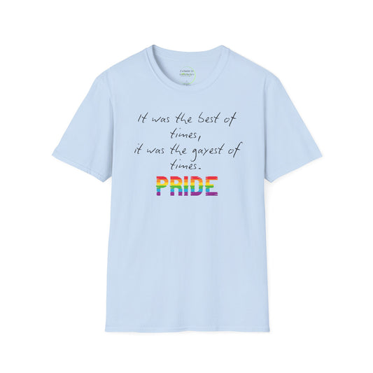 Pride T-Shirt with Quote and Diversity