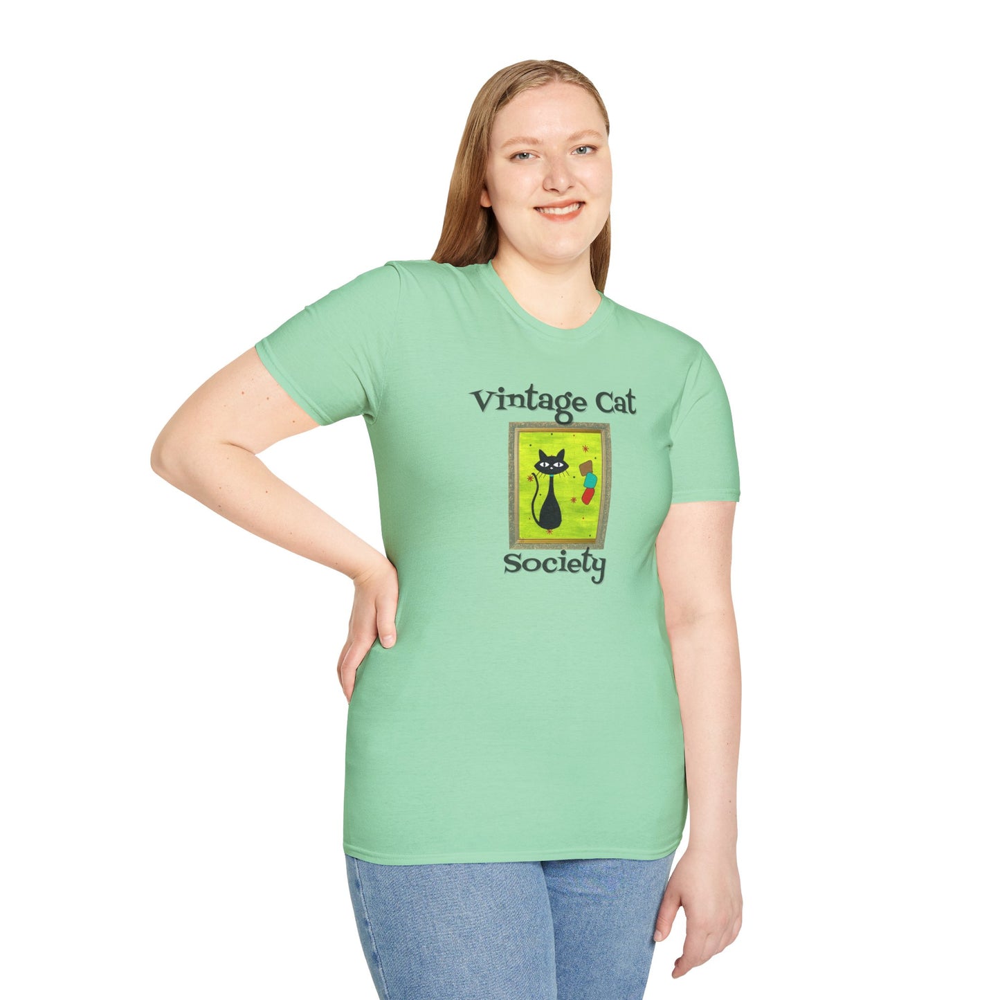 Vintage Cat Society T-Shirt