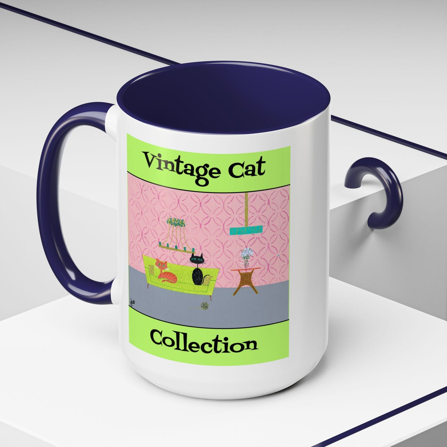 Vintage Cat Collection Coffee Mug