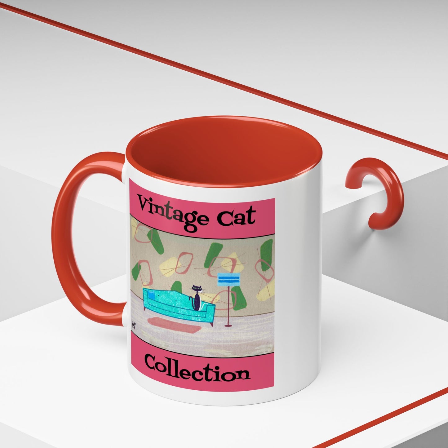 Vintage Cat Collection Coffee Mug