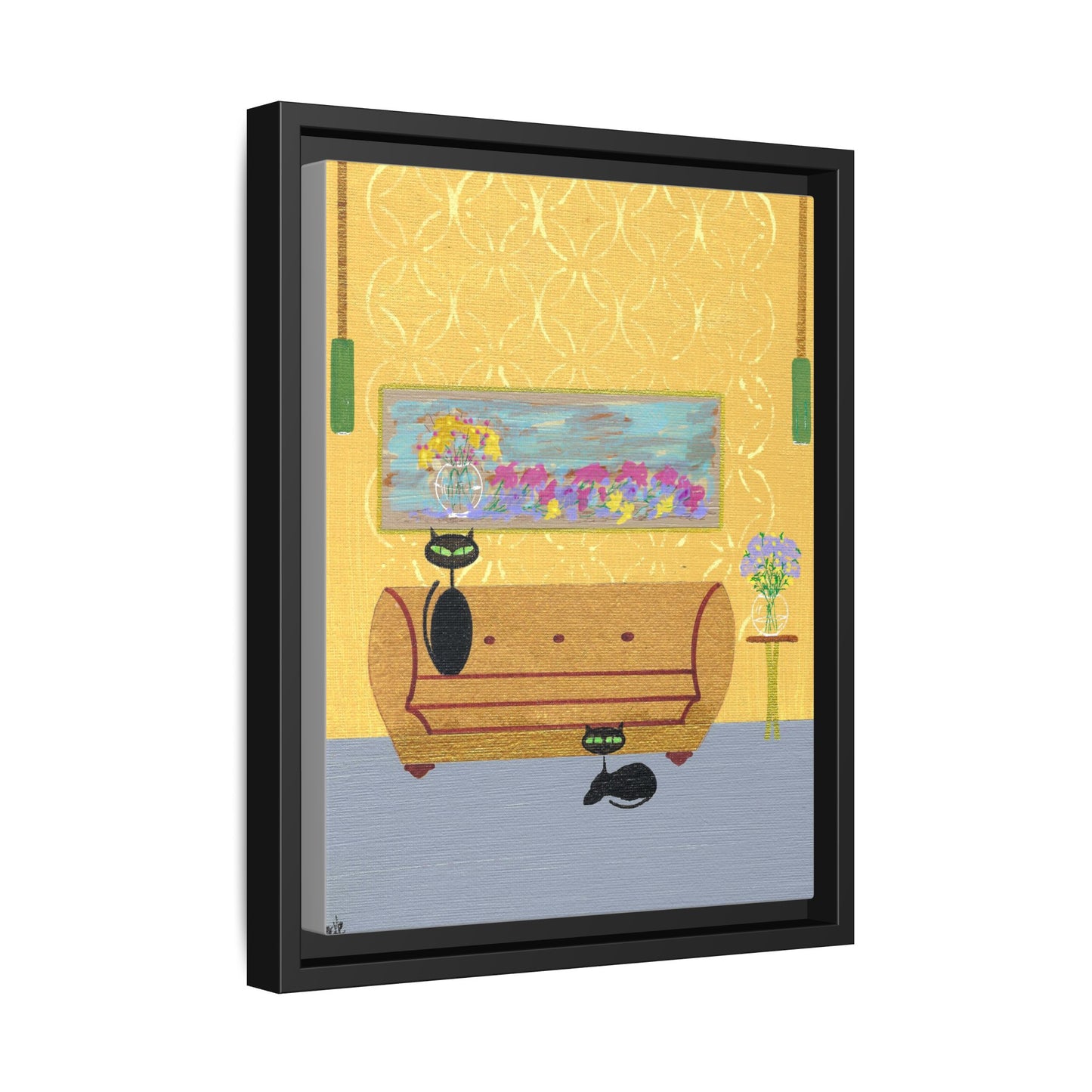 1977 Charm Framed Canvas Print