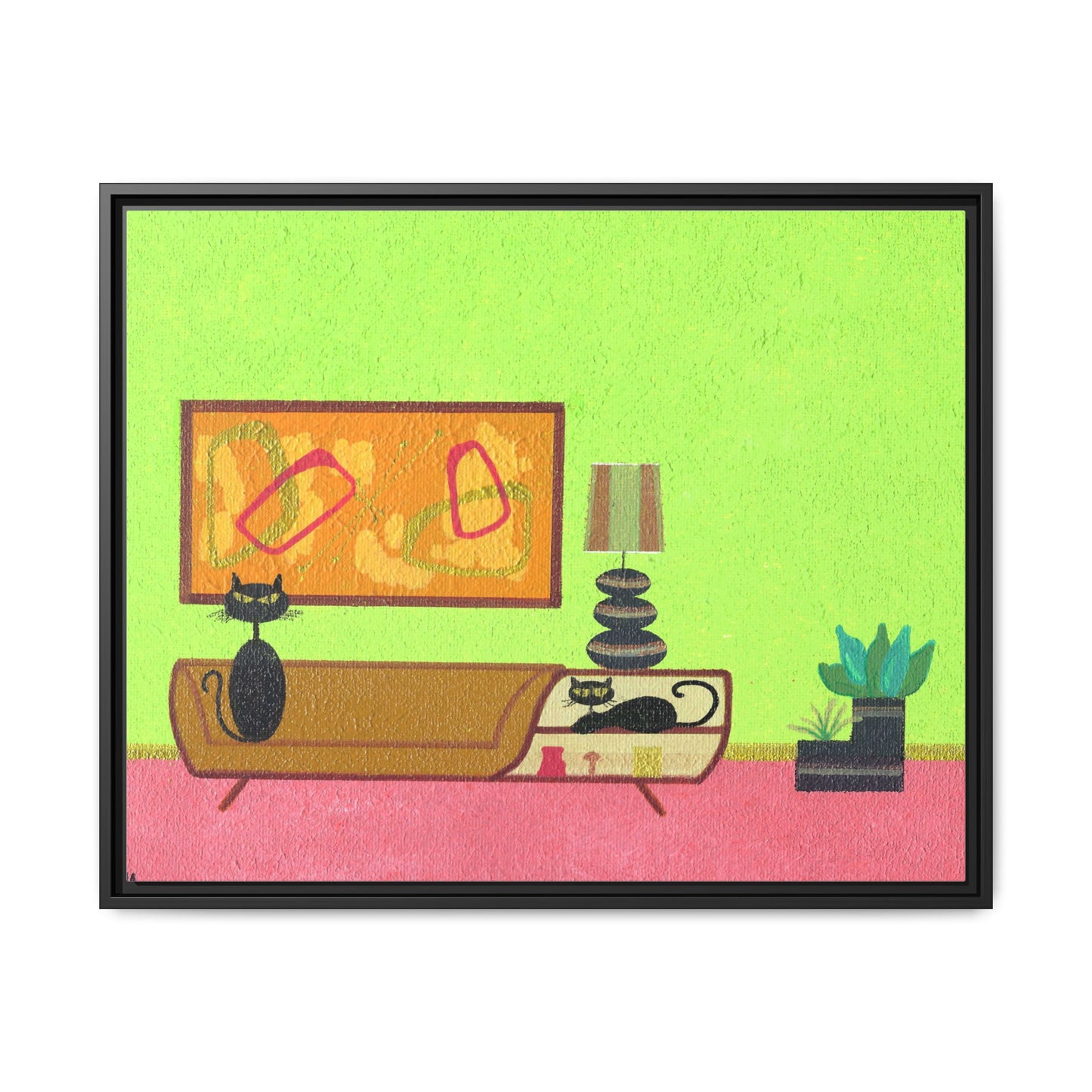 My Secret Spot Vintage Inspired Framed Canvas Print