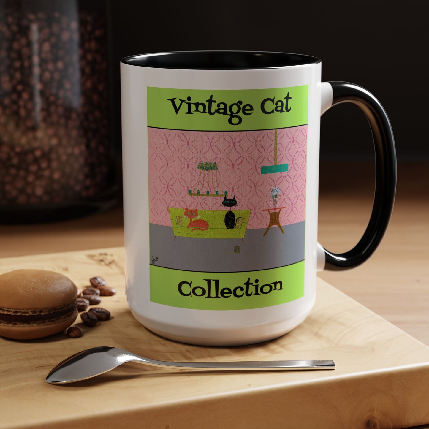 Vintage Cat Collection Coffee Mug