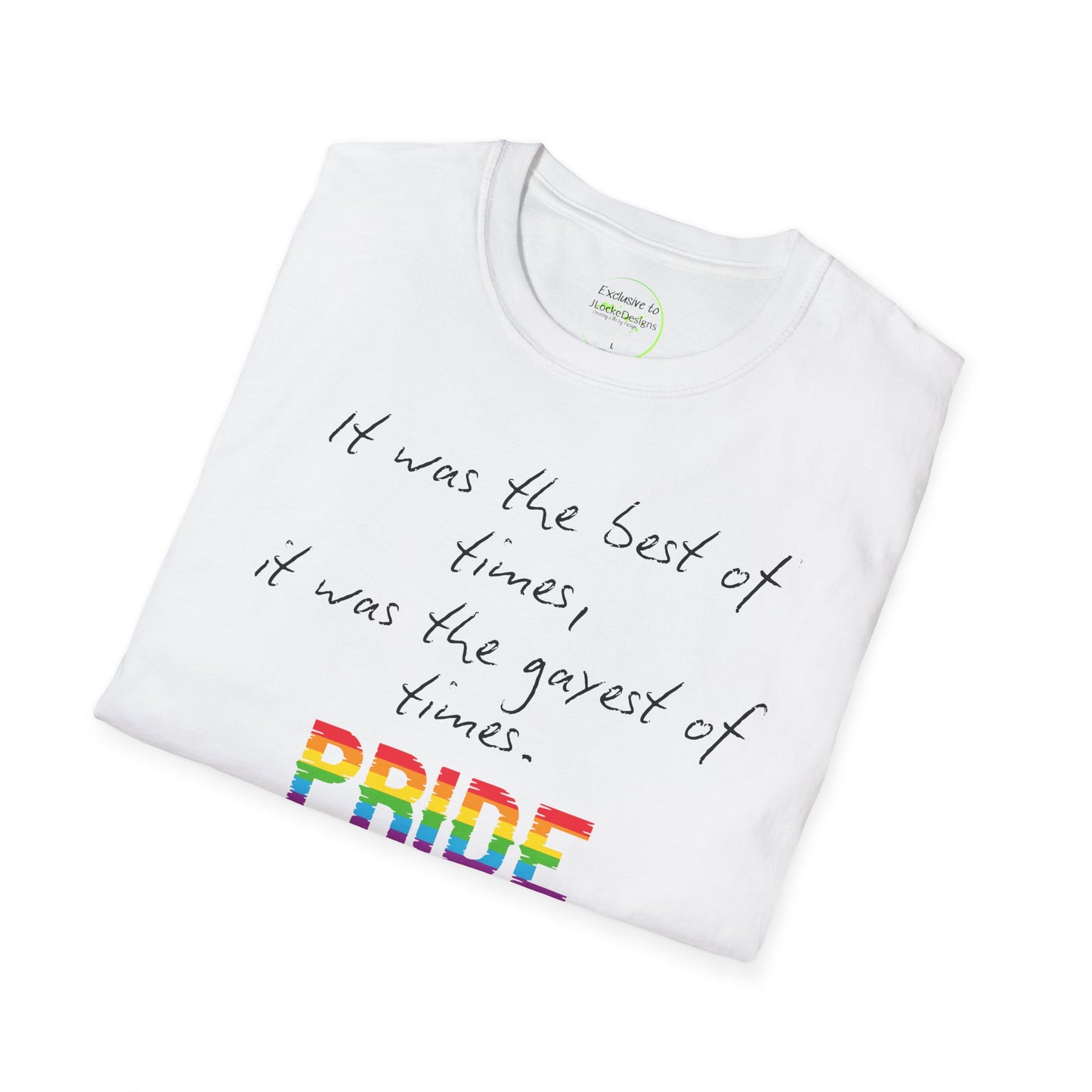 Pride T-Shirt with Quote and Diversity