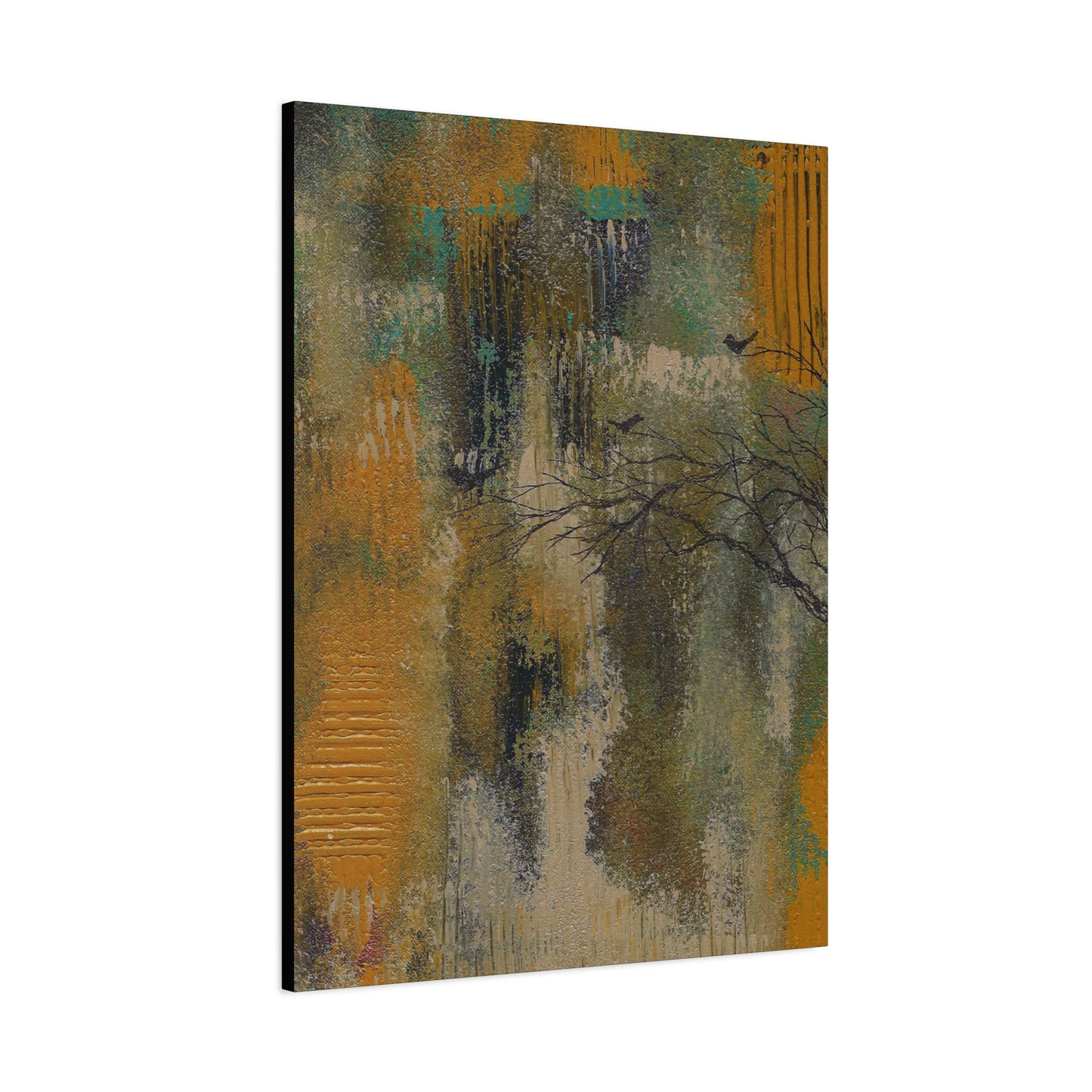 Titled "Sanctuary" Abstract On Canvas
