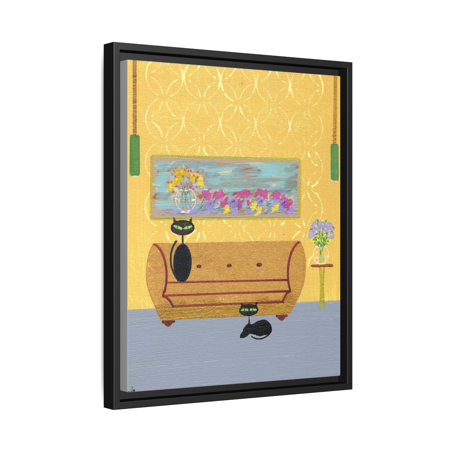 1977 Charm Framed Canvas Print