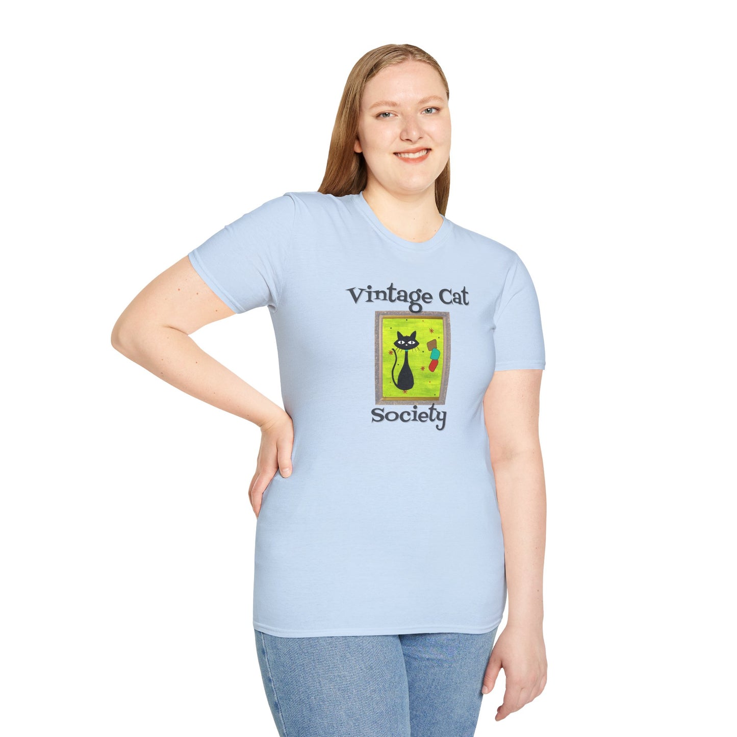 Vintage Cat Society T-Shirt