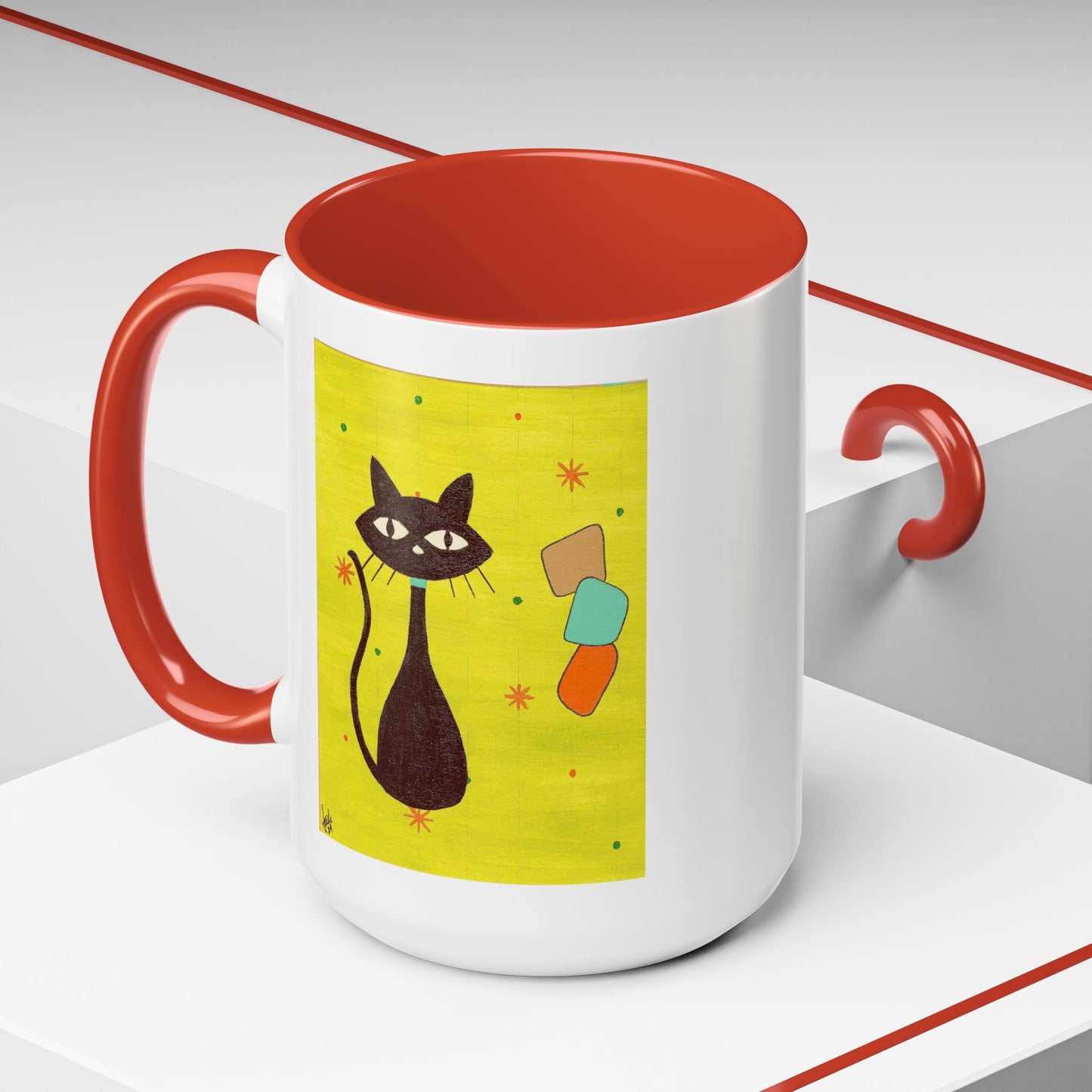 Mug - Play Time Fun Retro Artwork Coffee Mug (11, 15oz)