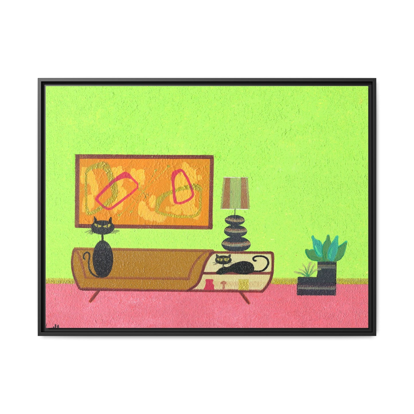 My Secret Spot Vintage Inspired Framed Canvas Print