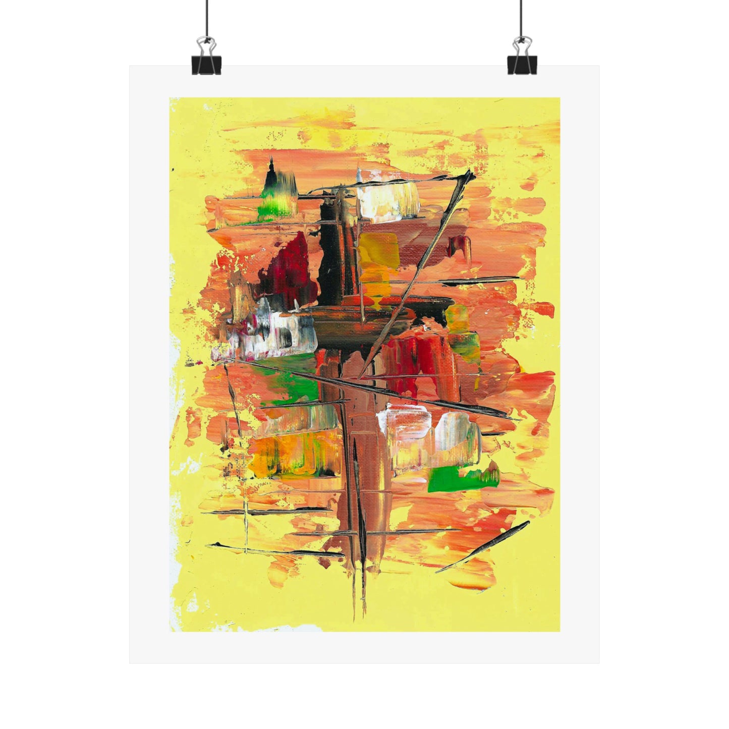 Titled  'In The Harbor' Art Print On Paper In 4 Sizes