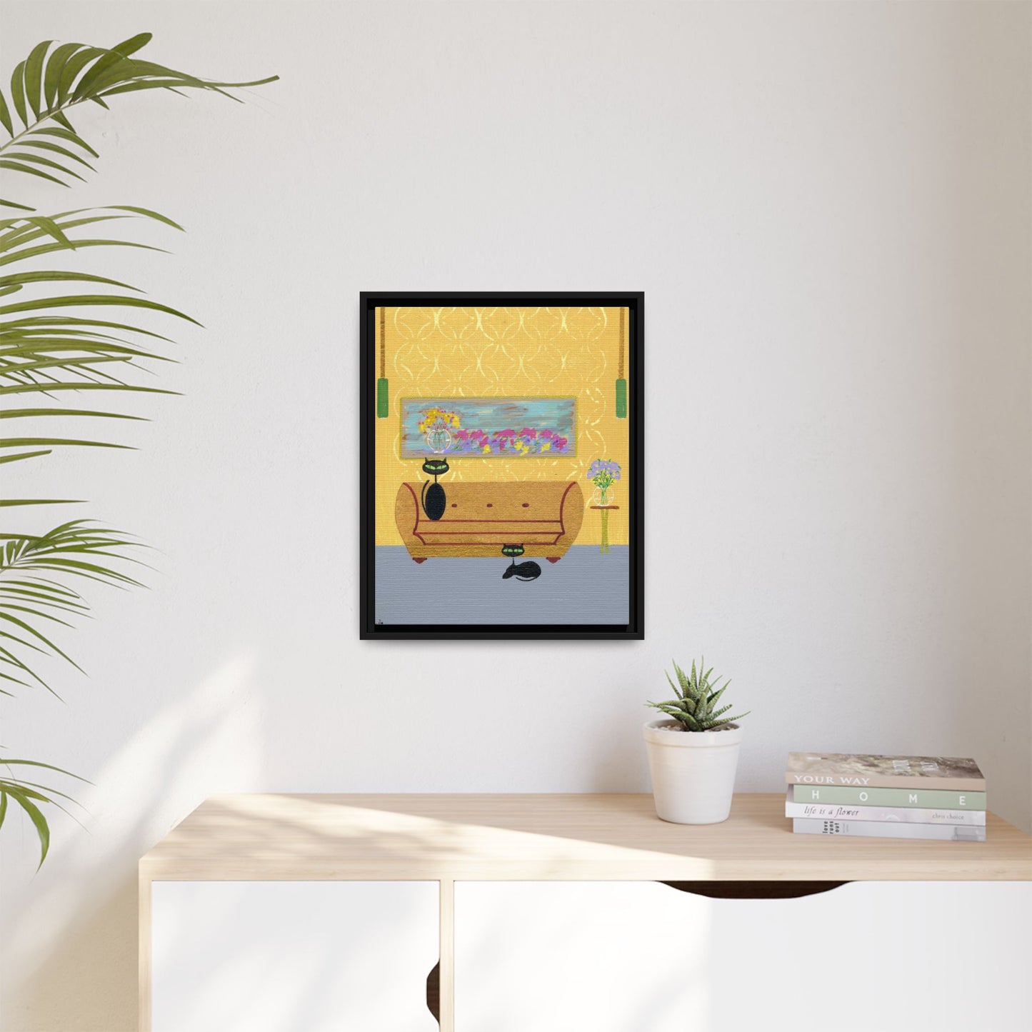 1977 Charm Framed Canvas Print