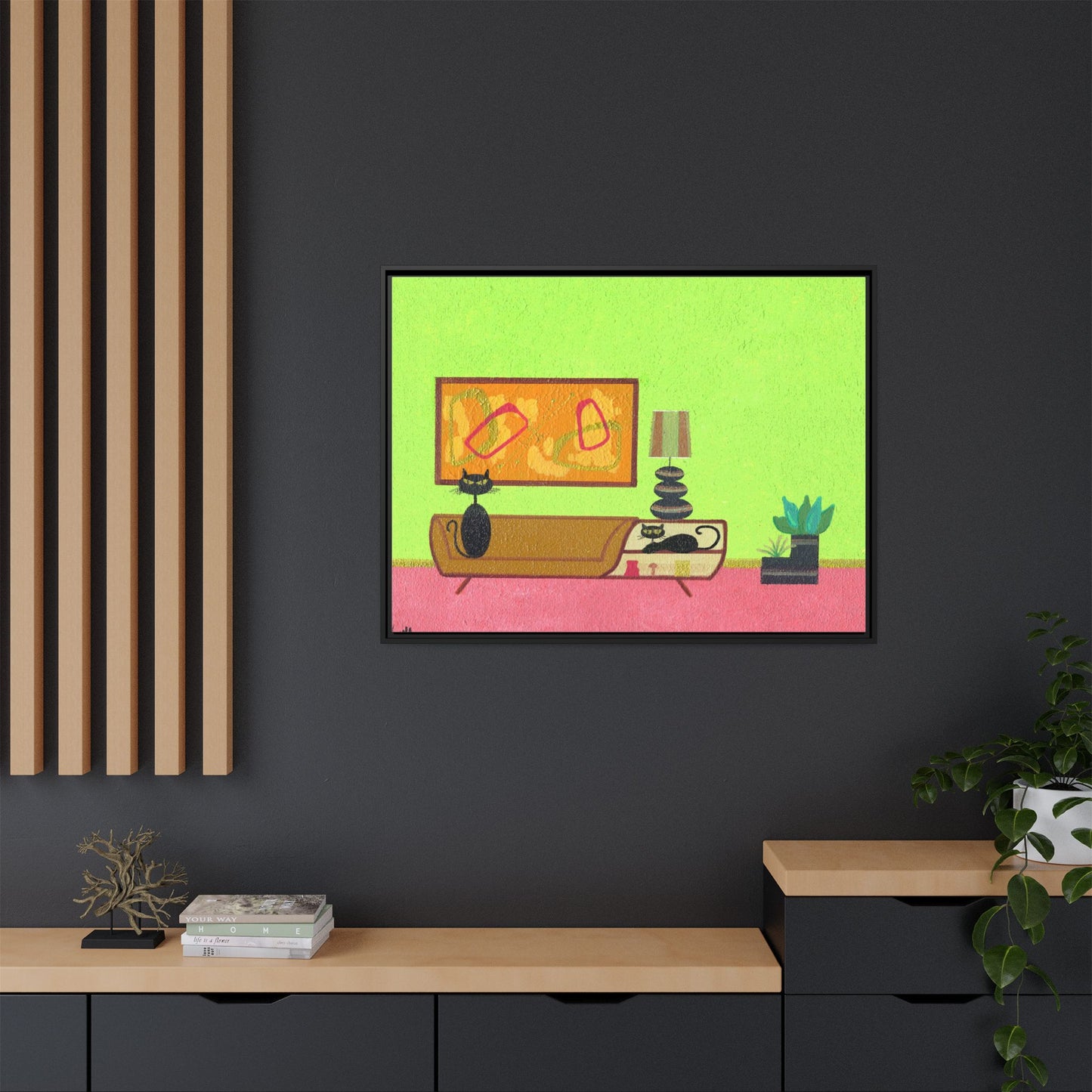 My Secret Spot Vintage Inspired Framed Canvas Print