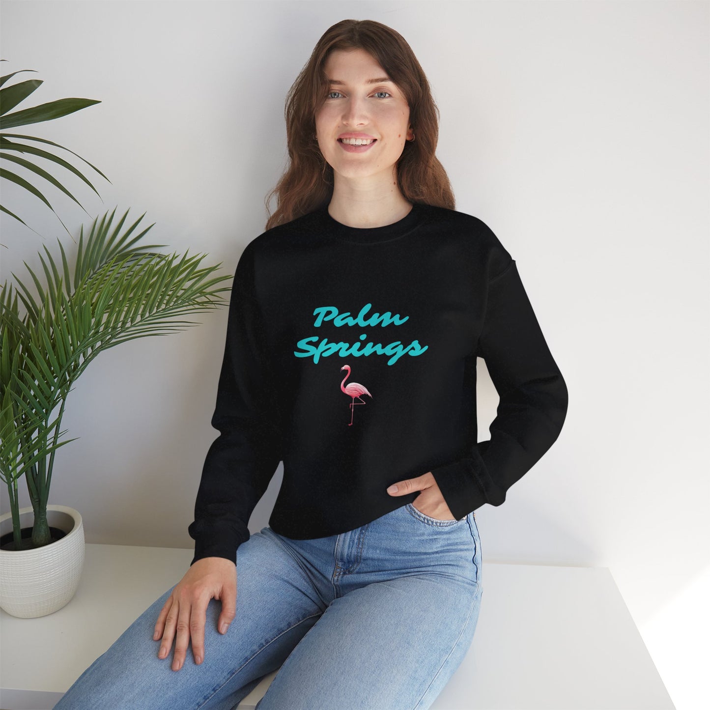 Palm Springs Flamingo Sweatshirt 2025