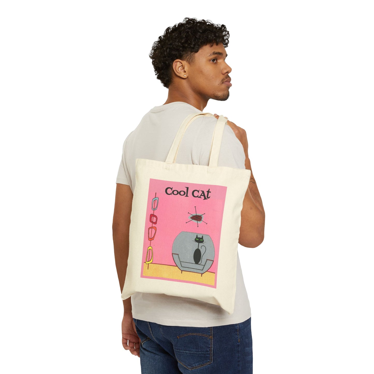 Cool Cat CanvasTote Bag
