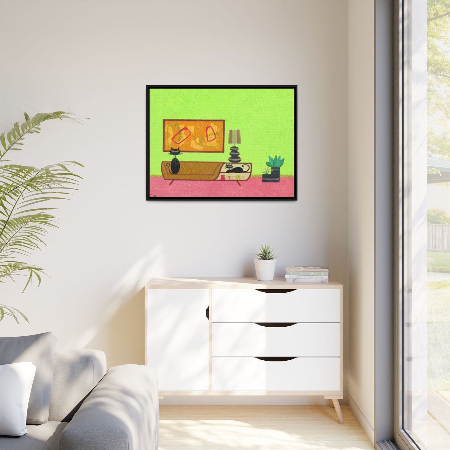 My Secret Spot Vintage Inspired Framed Canvas Print