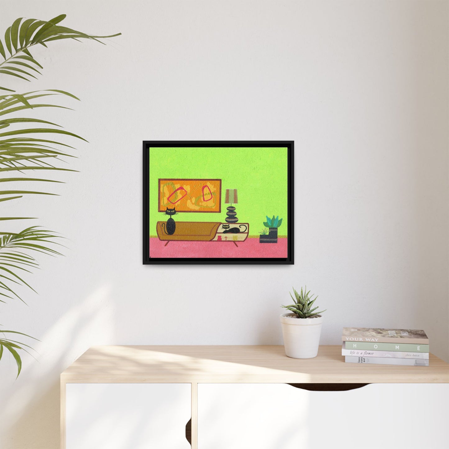 My Secret Spot Vintage Inspired Framed Canvas Print