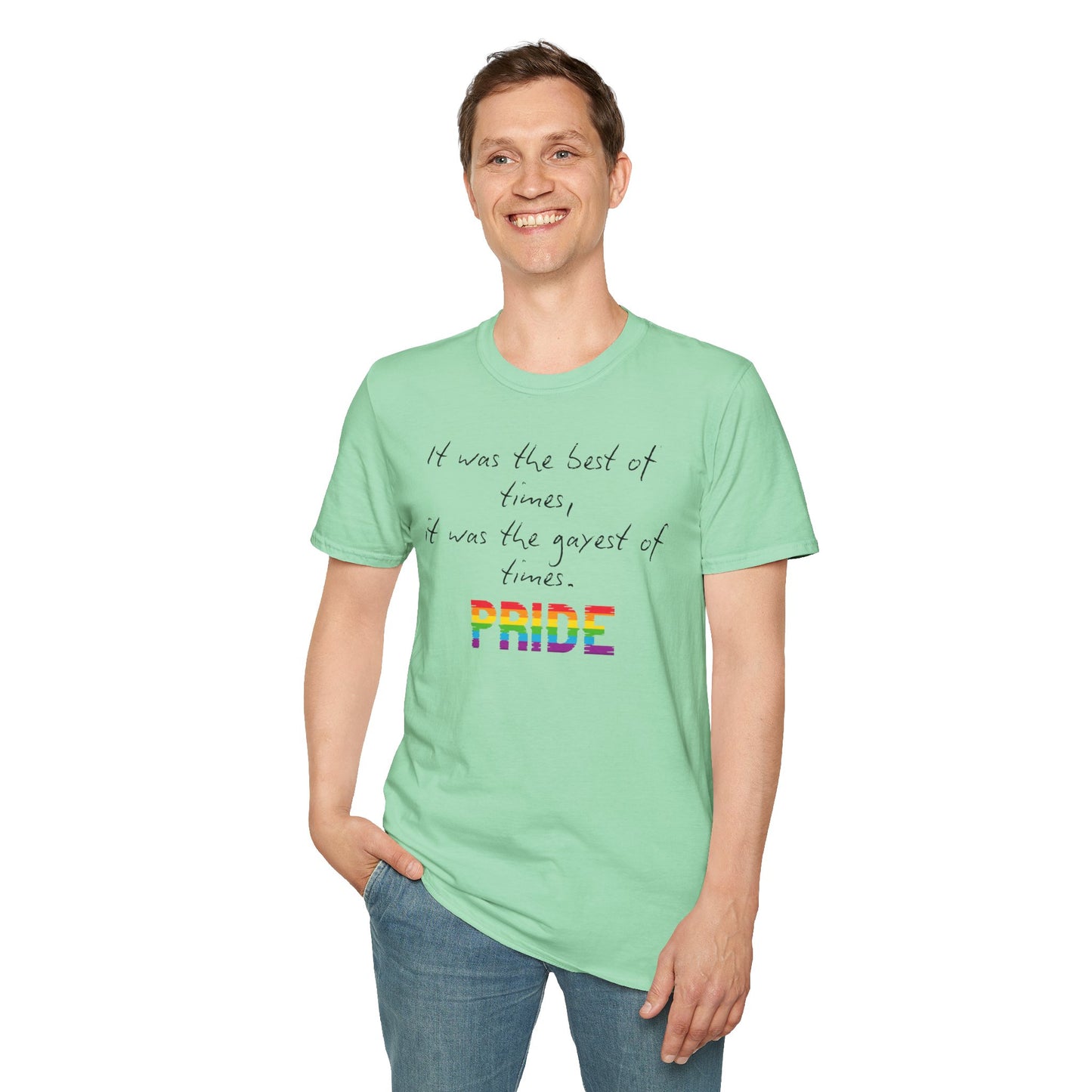 Pride T-Shirt with Quote and Diversity