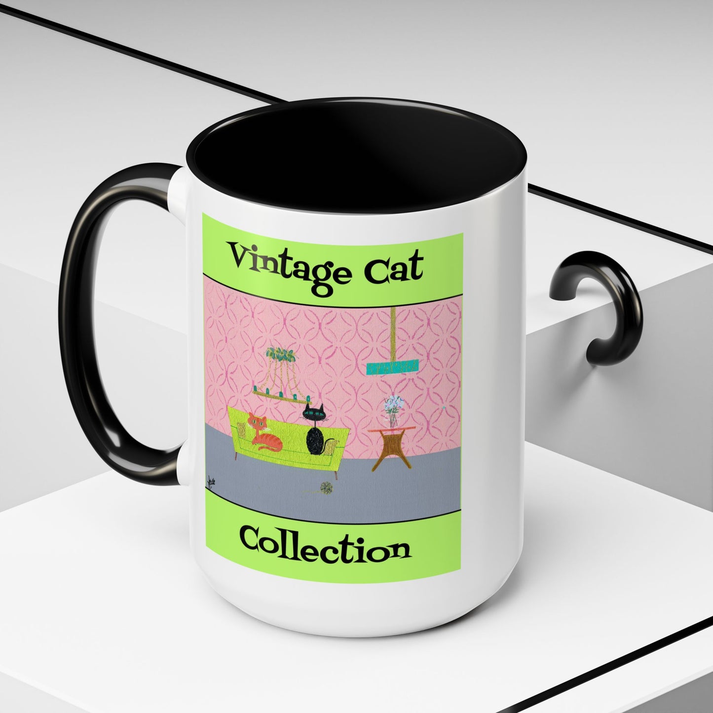 Vintage Cat Collection Coffee Mug