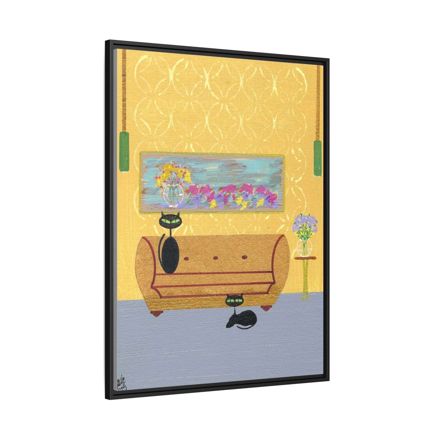 1977 Charm Framed Canvas Print