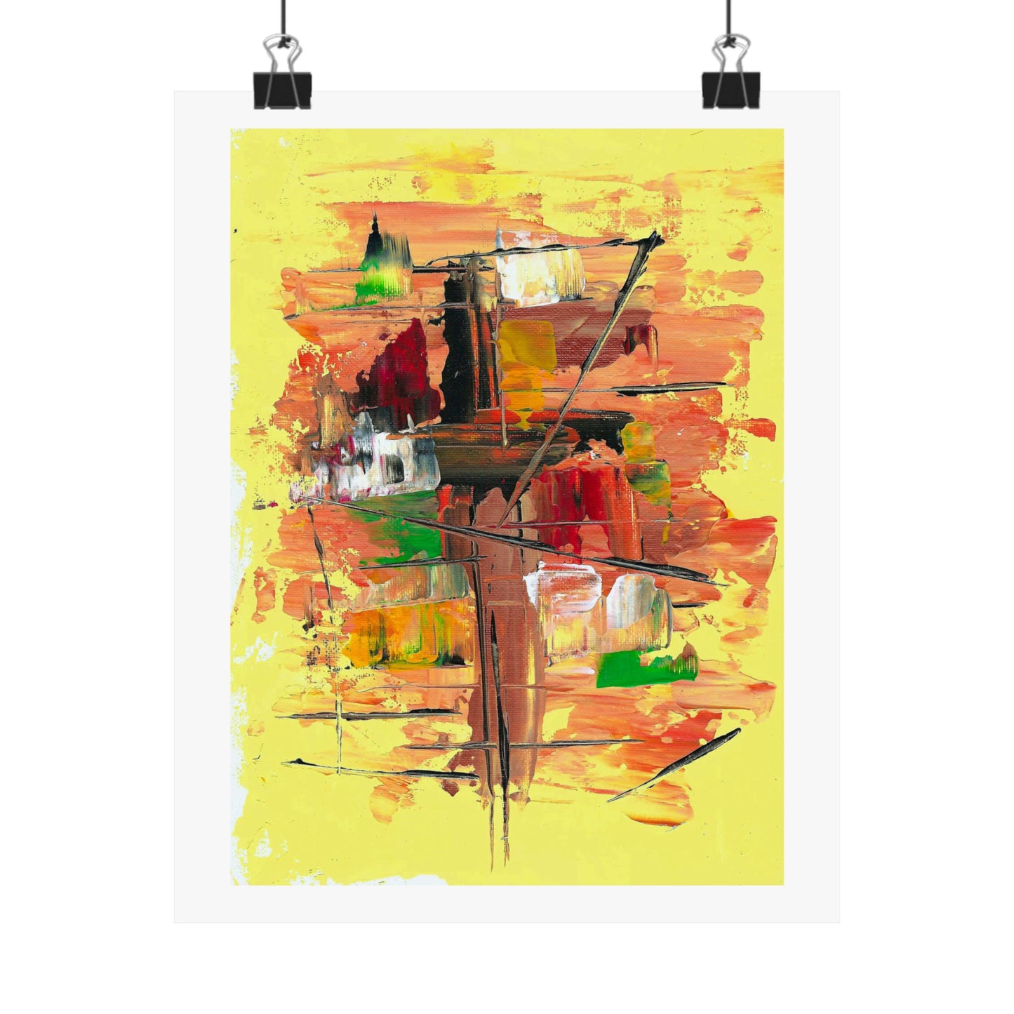 Titled  'In The Harbor' Art Print On Paper In 4 Sizes