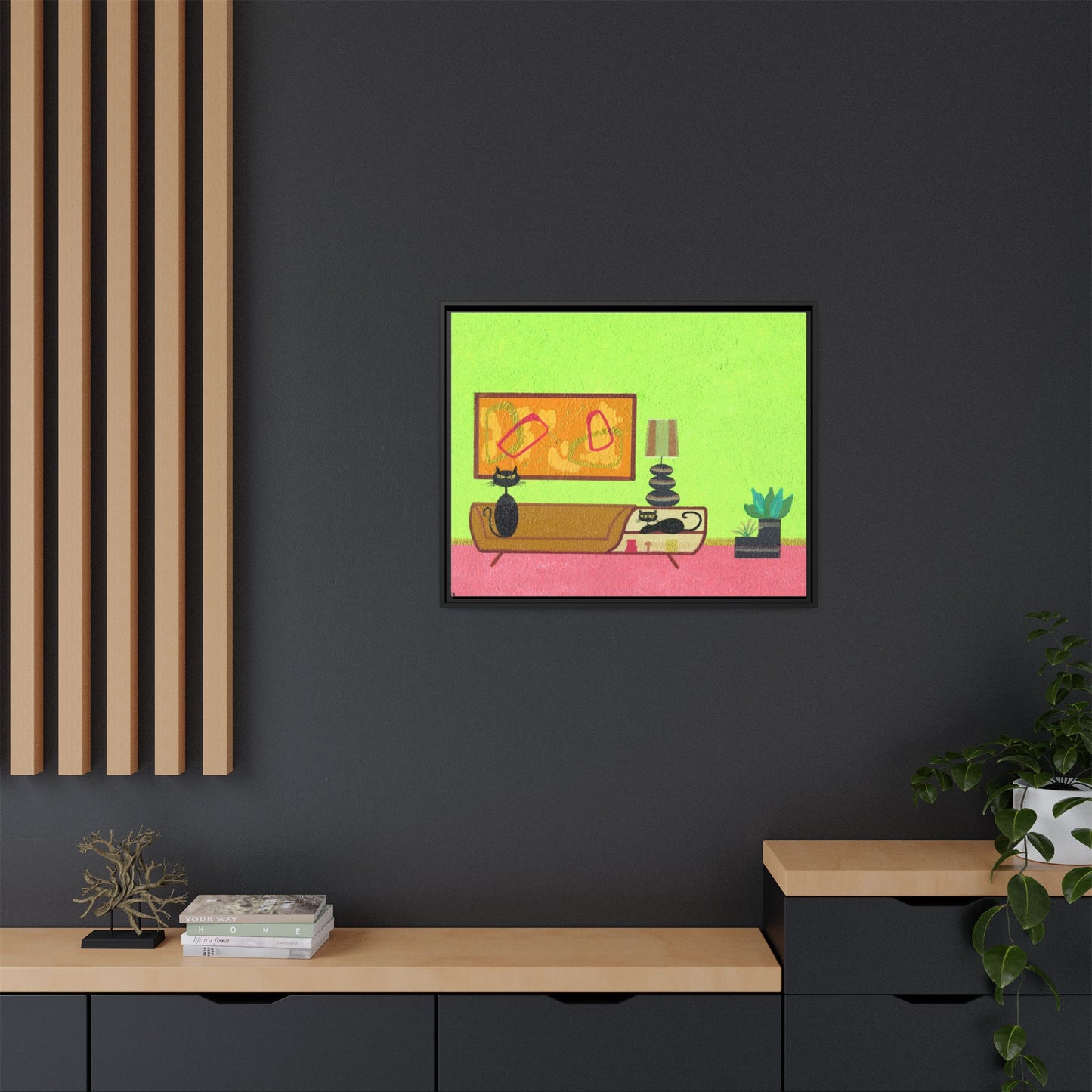 My Secret Spot Vintage Inspired Framed Canvas Print