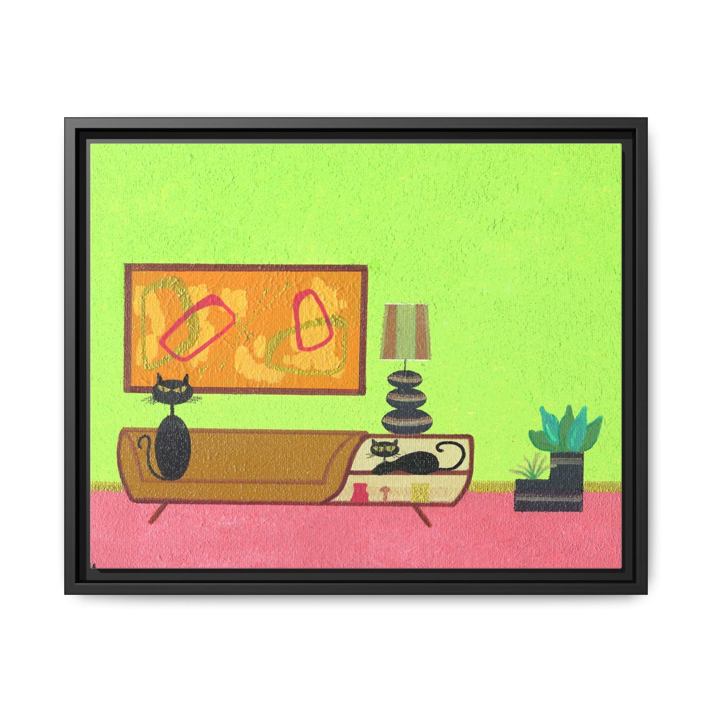 My Secret Spot Vintage Inspired Framed Canvas Print