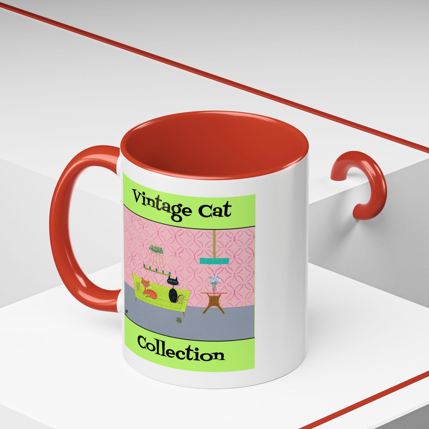 Vintage Cat Collection Coffee Mug