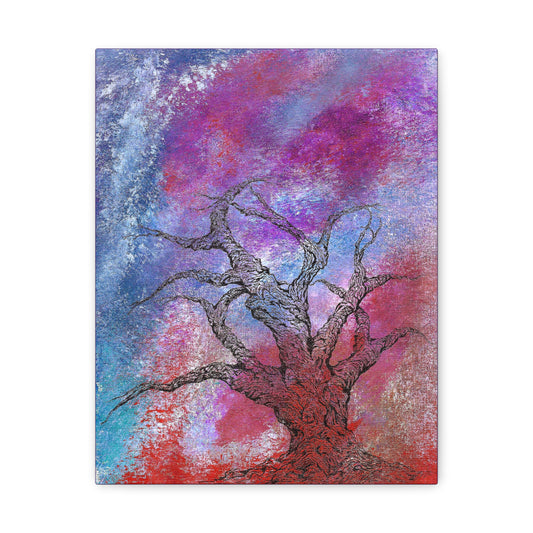 Titled "When Trees Dream" Abstract On Canvas