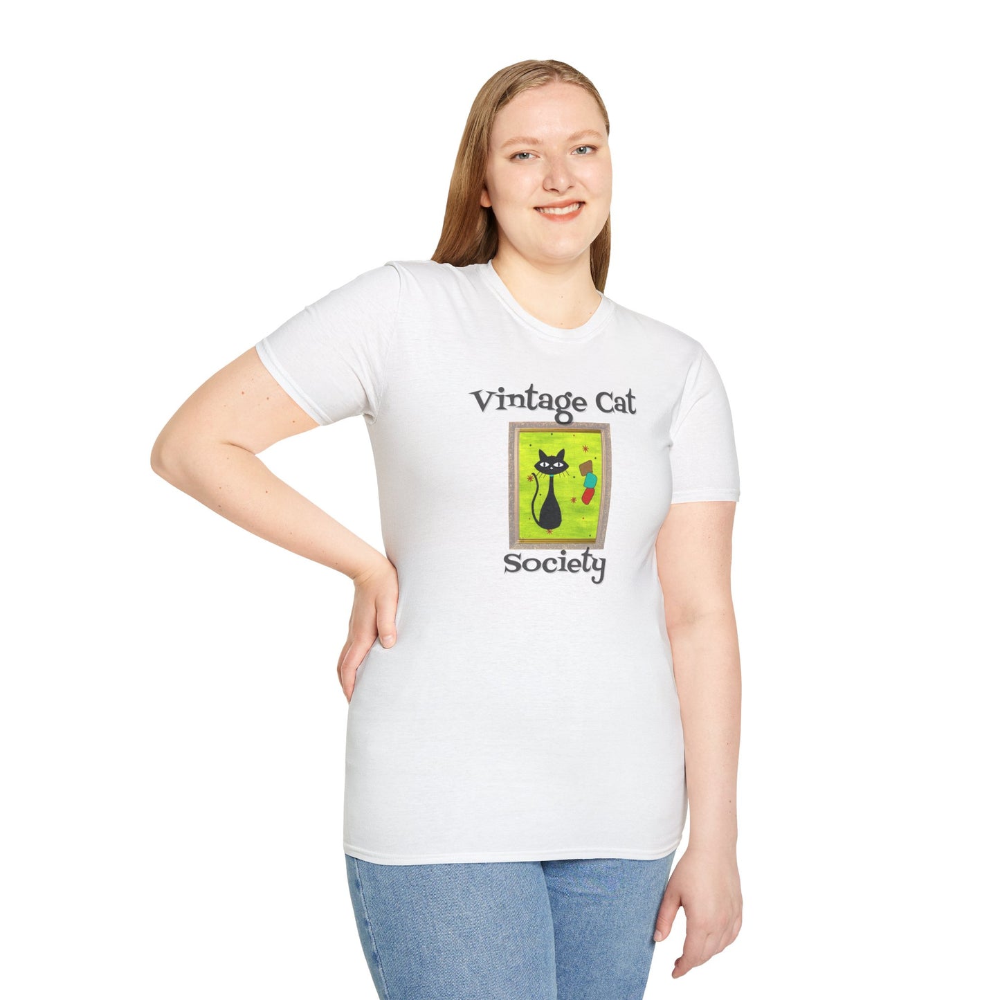 Vintage Cat Society T-Shirt