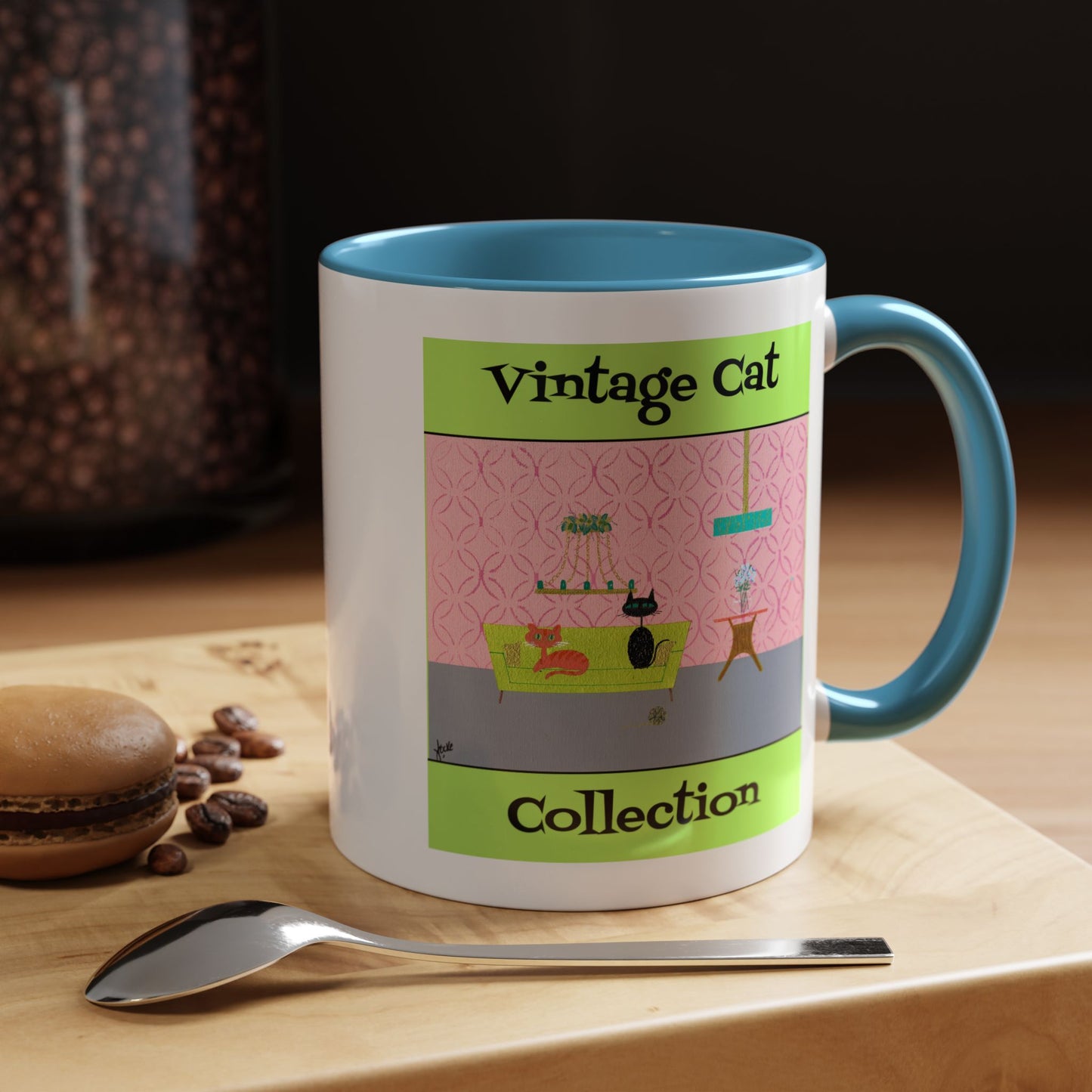 Vintage Cat Collection Coffee Mug