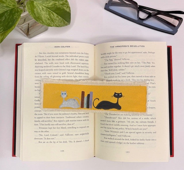 Vintage Cat Bookmark Art