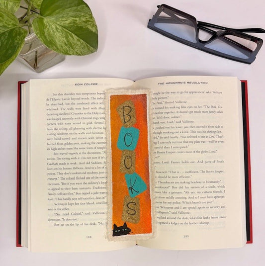 Vintage Cat Bookmark Art