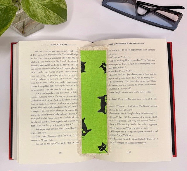 Vintage Cat Bookmark Art