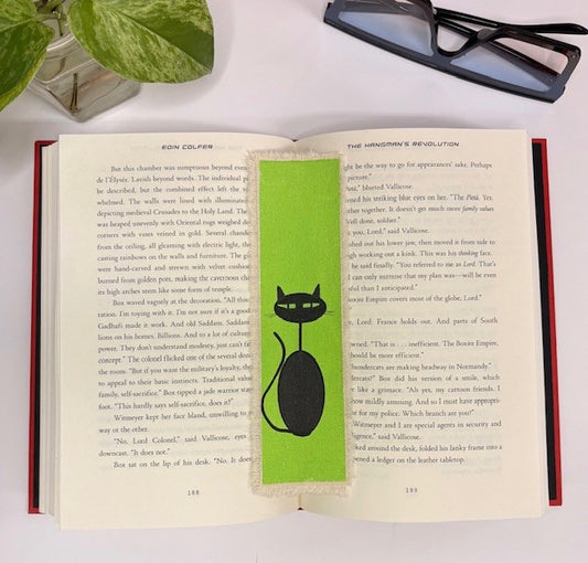 Vintage Cat Bookmark Art