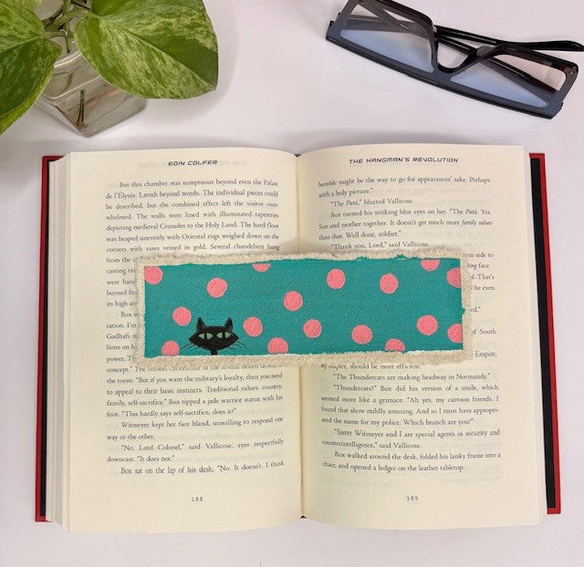 Vintage Cat Bookmark Art