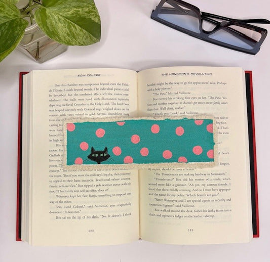 Vintage Cat Bookmark Art